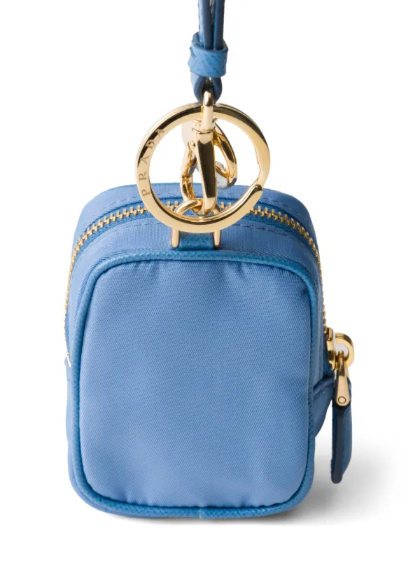 【リリー⭐︎】PRADA キーチェーン Prada Re-Edition 1978 Keychain | Blue | FARFETCH HK