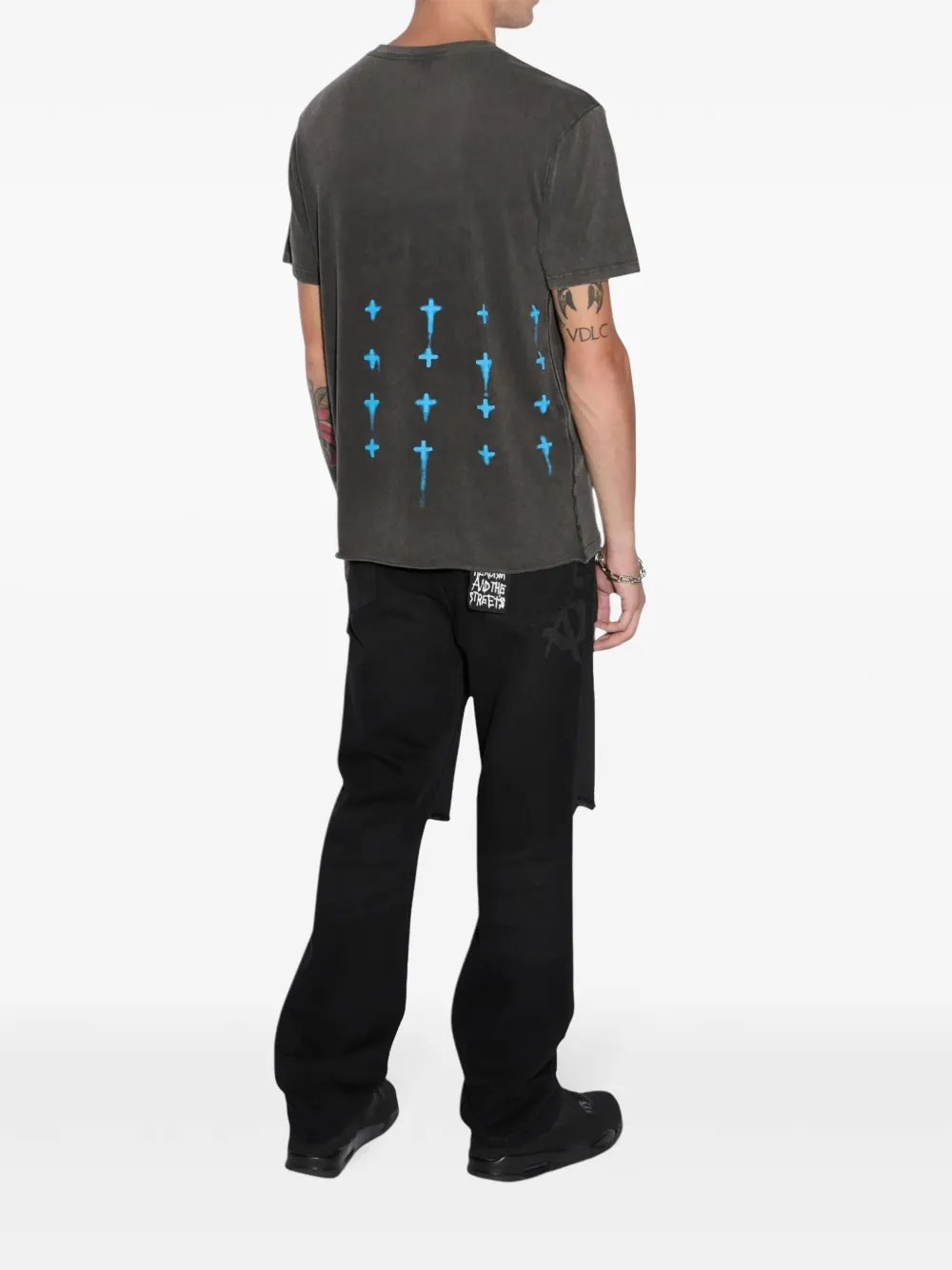 Ksubi Graff Rose Kash Ss T-shirt Grijs