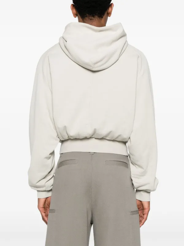 ENTIRE STUDIOS Double Double Hoodie Grey FARFETCH CA