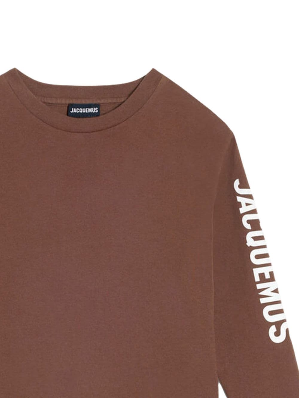 JACQUEMUS L'ENFANT logo-print sweatshirt - Bruin