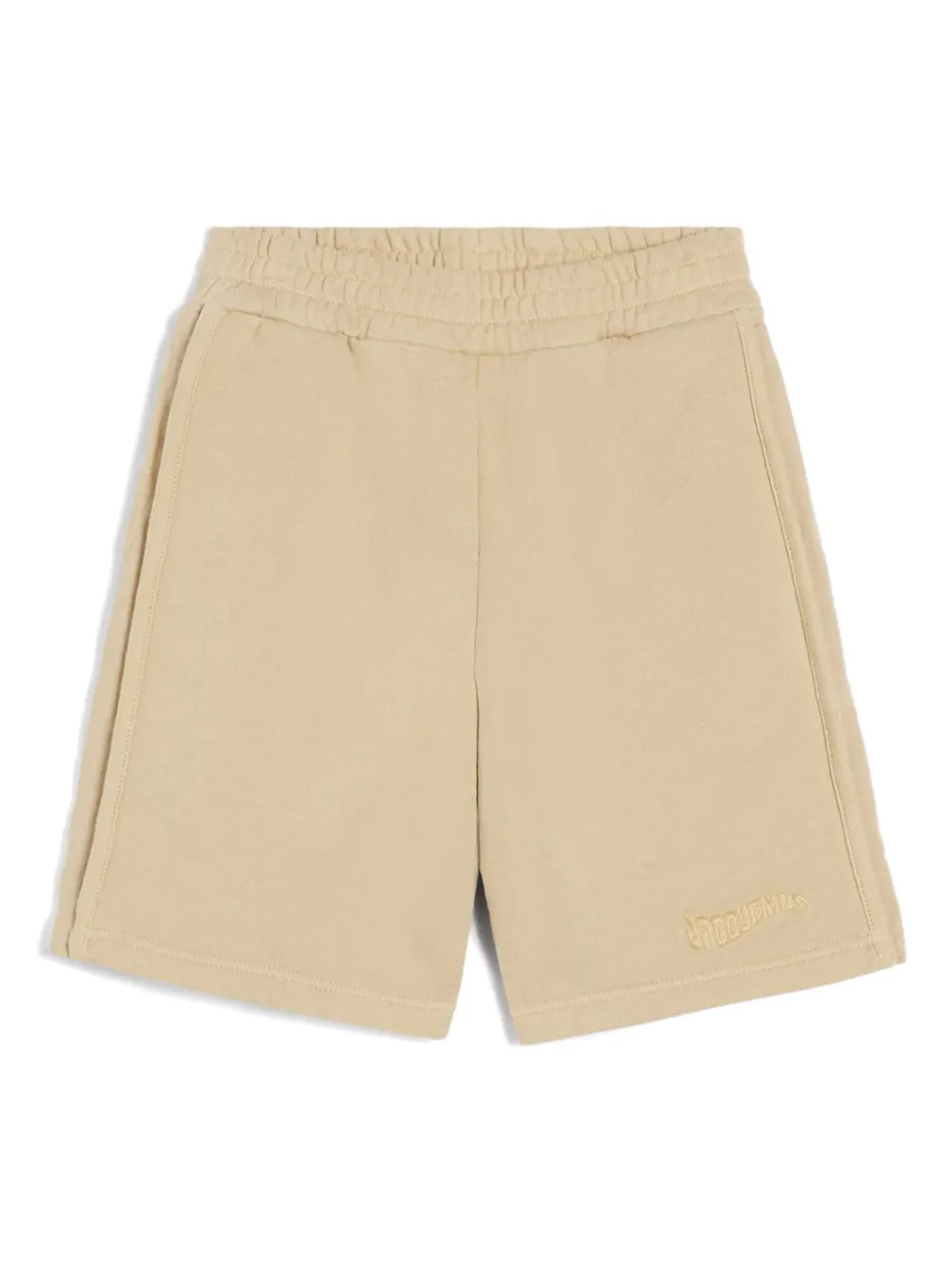 Jacquemus L'enfant Logo-embroidered Shorts In Neutrals