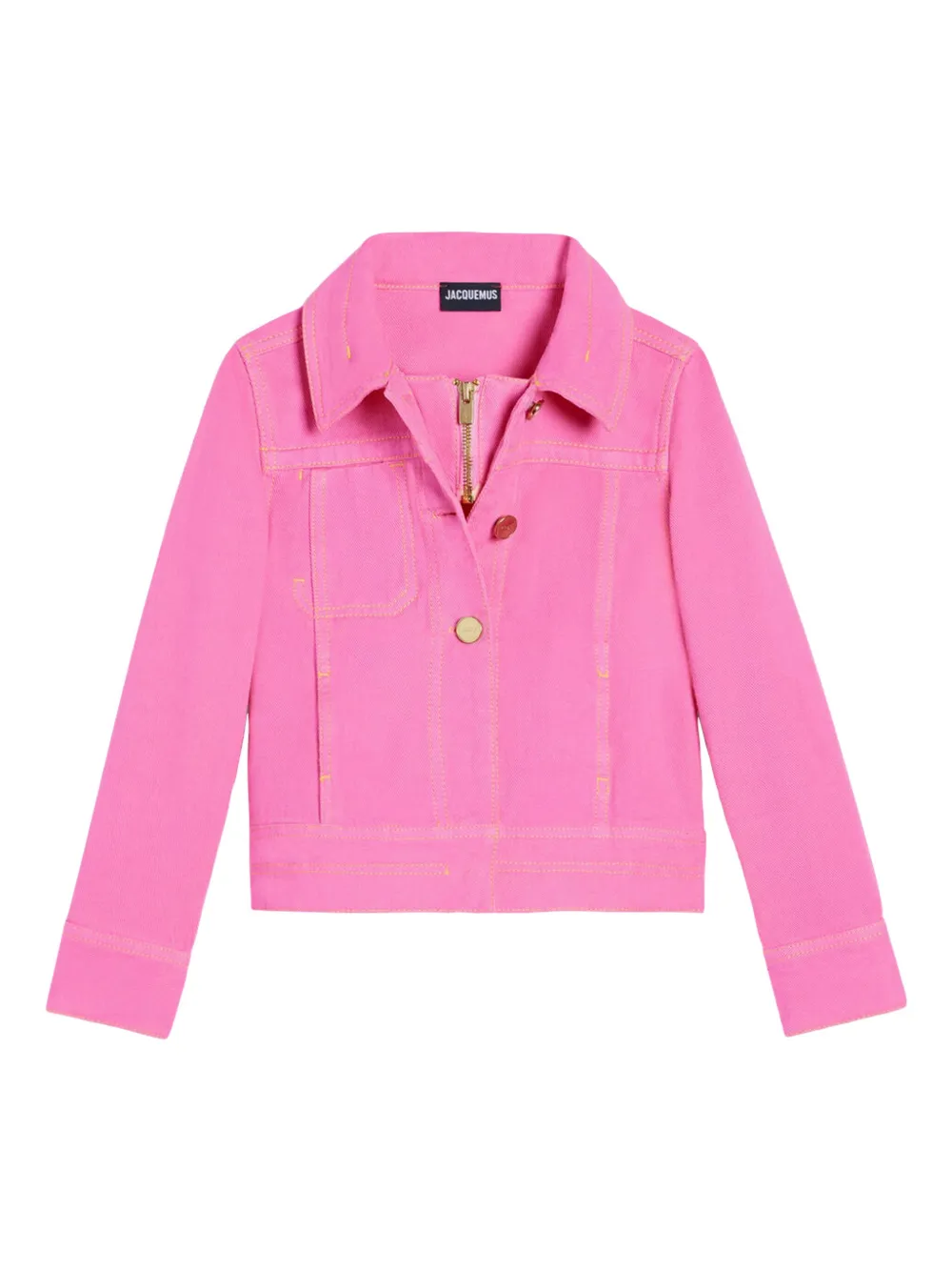JACQUEMUS L'ENFANT chamarra a capas | rosado | Image 1