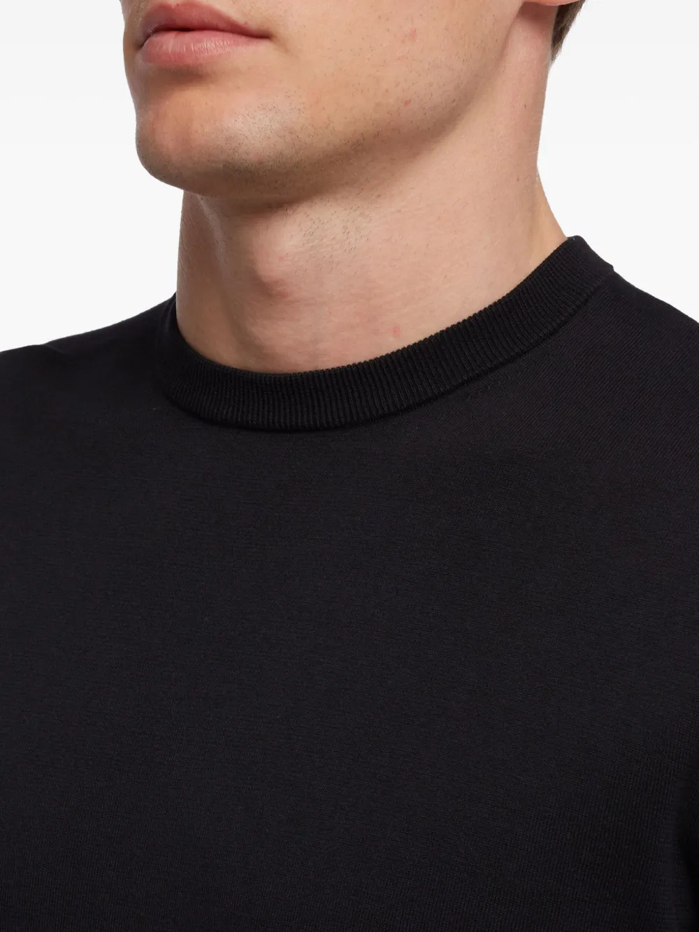 Brooks Brothers Trui met ronde hals Zwart