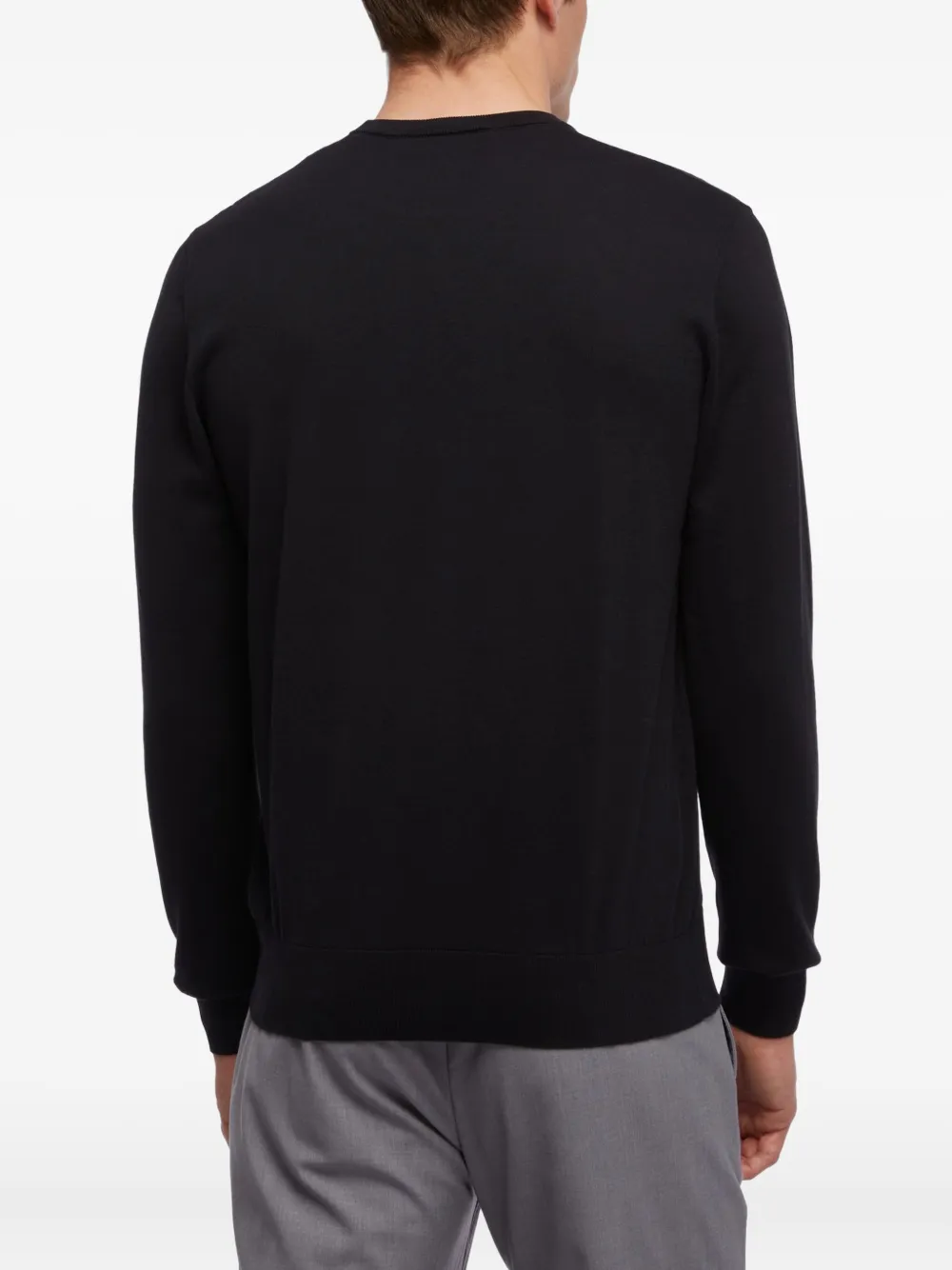 Brooks Brothers Trui met ronde hals Zwart