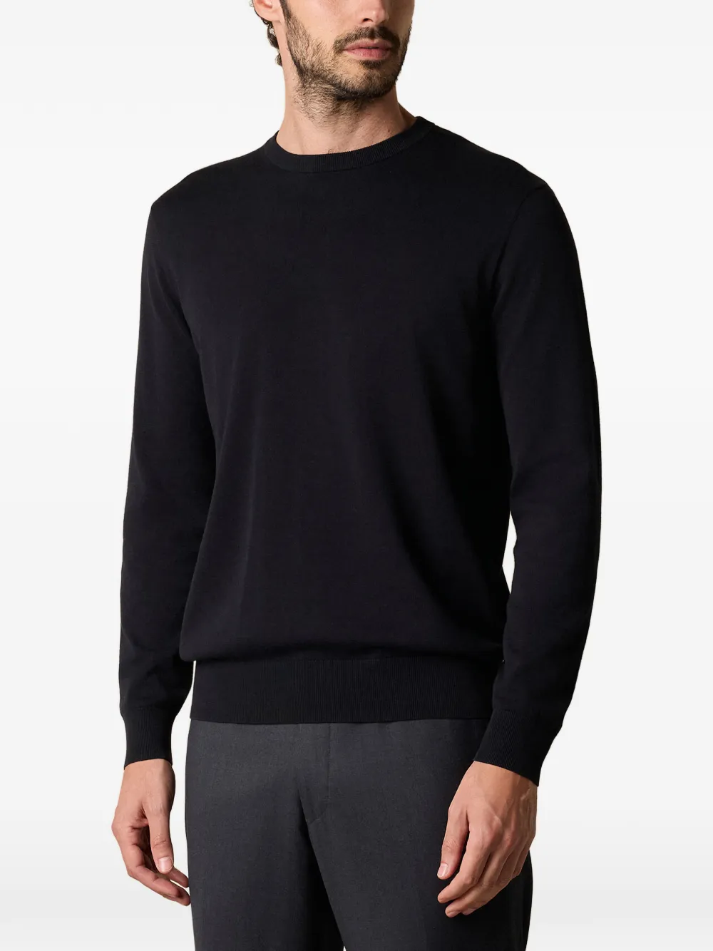Brooks Brothers crew-neck sweater - Nero