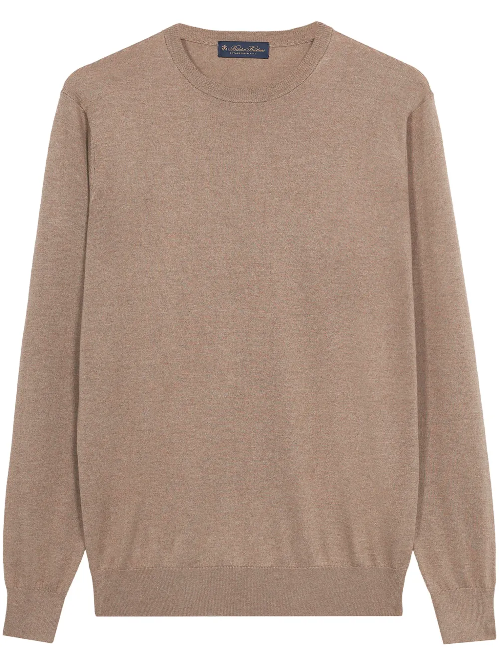 Brooks Brothers Fein gestrickter Pullover | Braun | Image 1