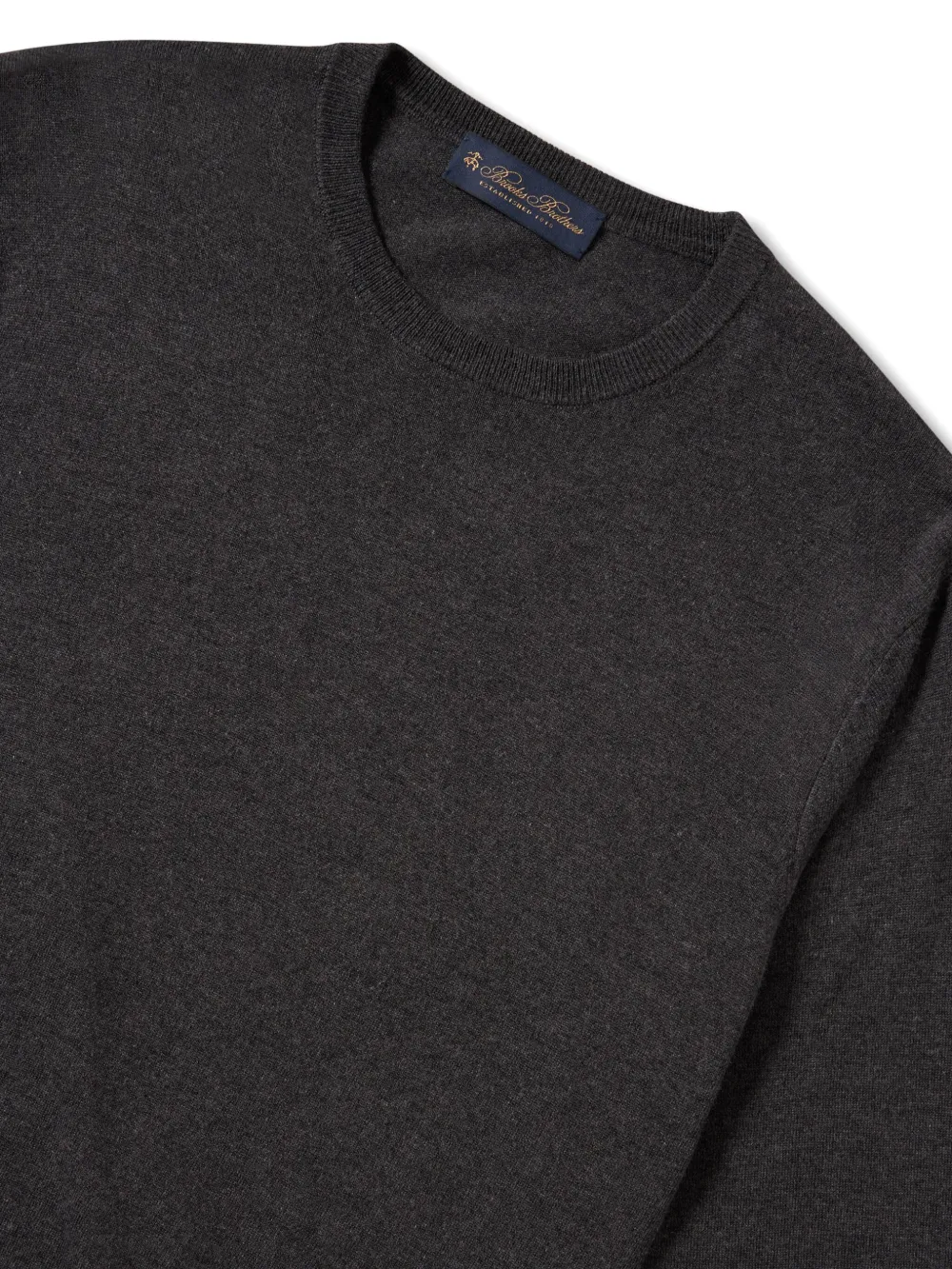 Brooks Brothers Trui met ronde hals - Grijs