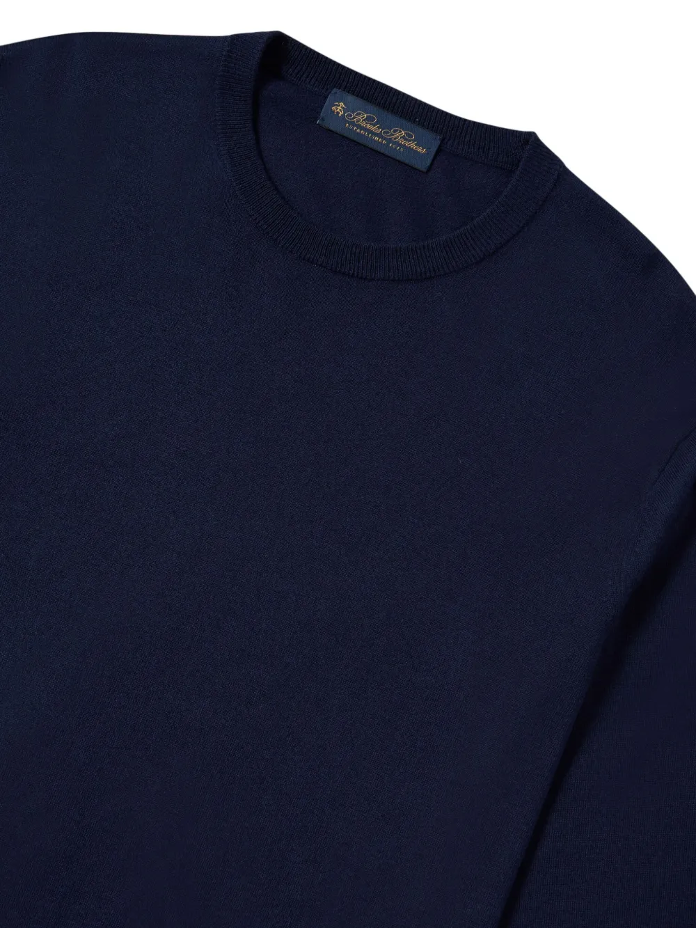 Brooks Brothers Fijngebreide trui - Blauw
