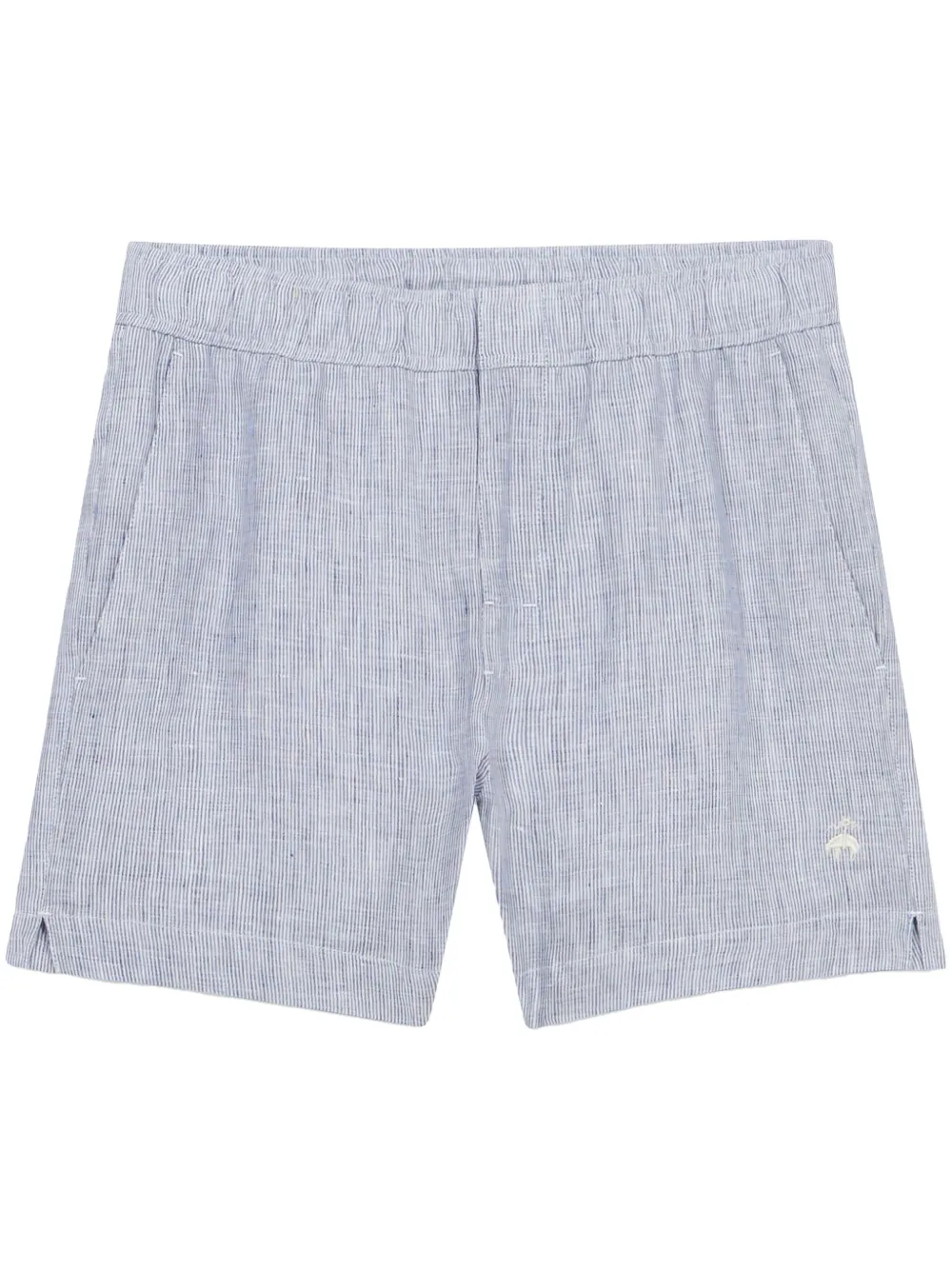 Brooks Brothers Linnen shorts Blauw
