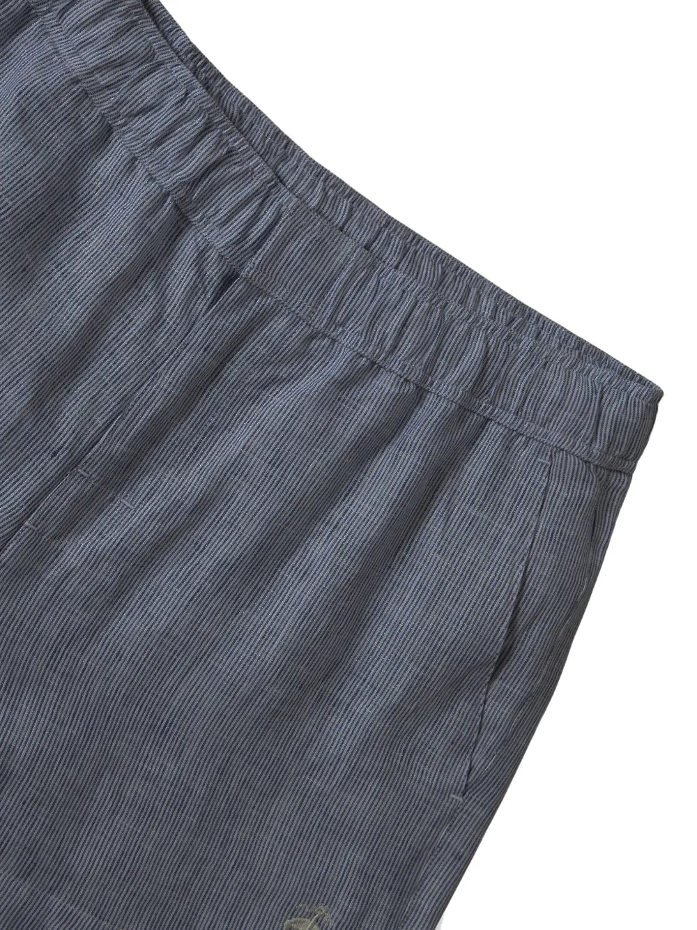Brooks Brothers Linnen shorts Blauw