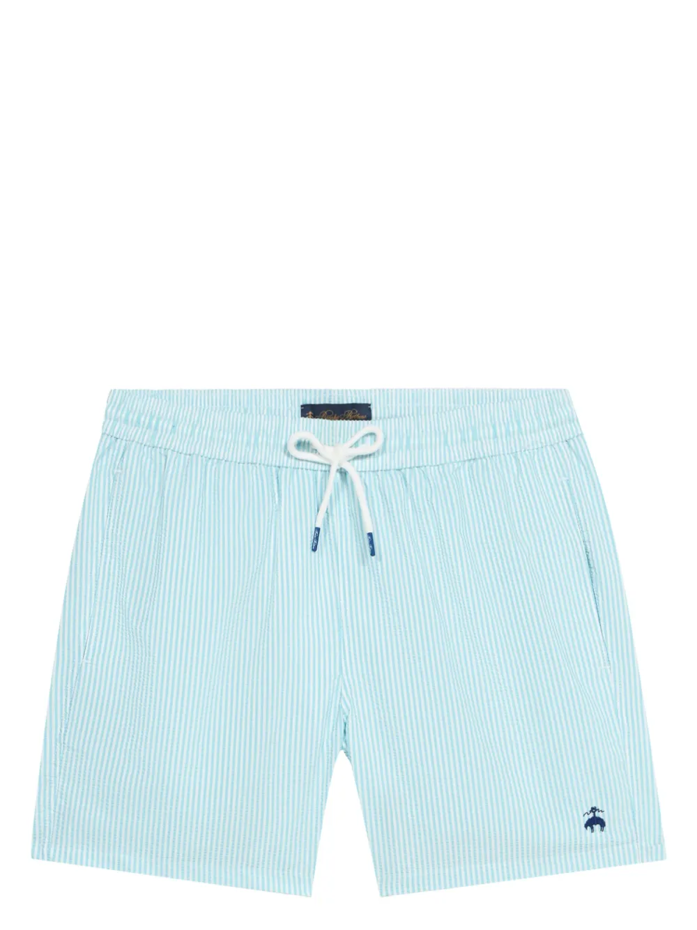 Brooks Brothers Costume da bagno a righe - Blu