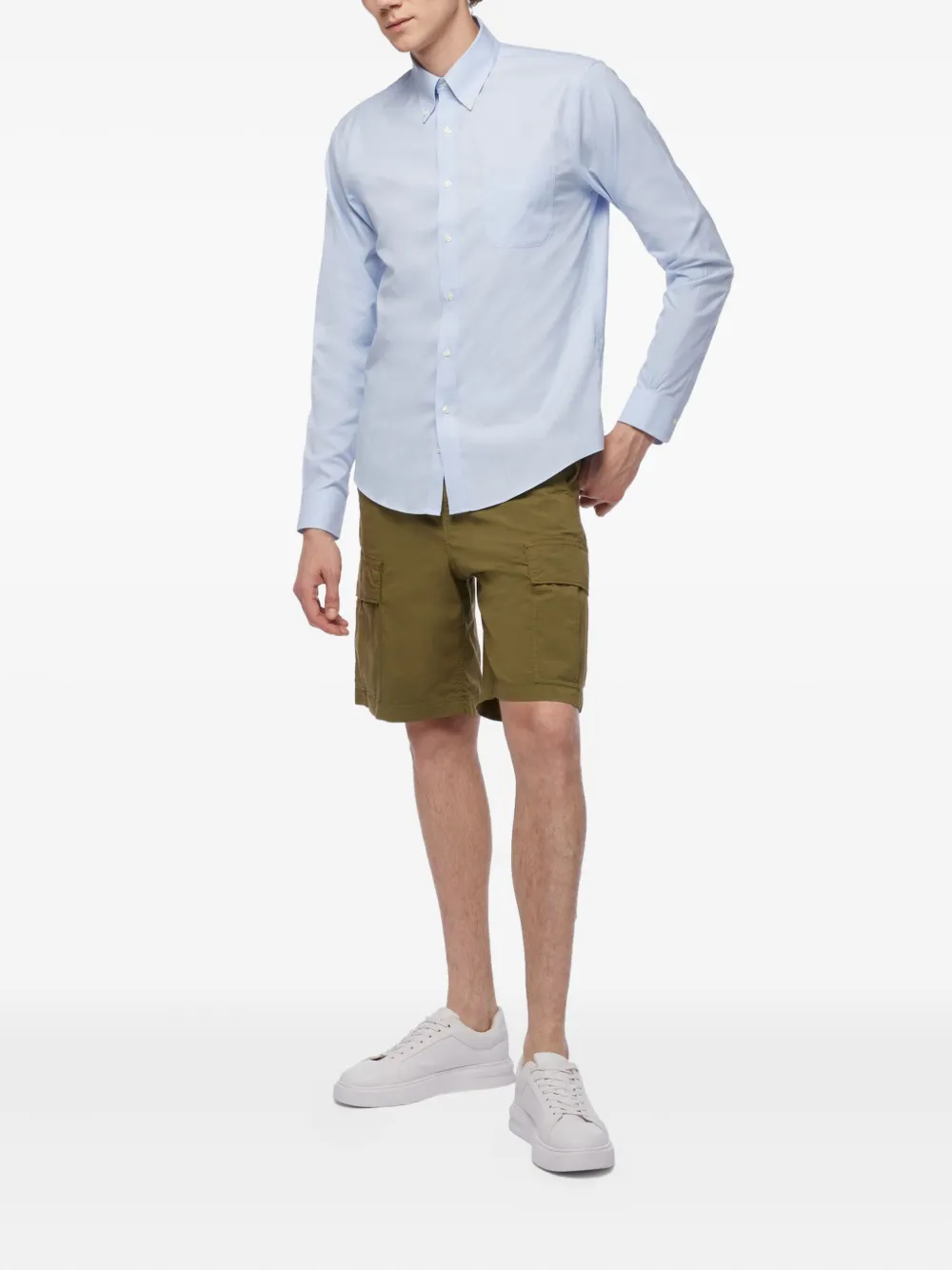  Brooks Brothers Multiple-pocket Cargo Shorts - Green 