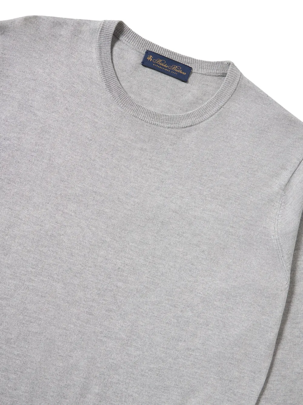 Brooks Brothers Trui met ronde hals - Grijs