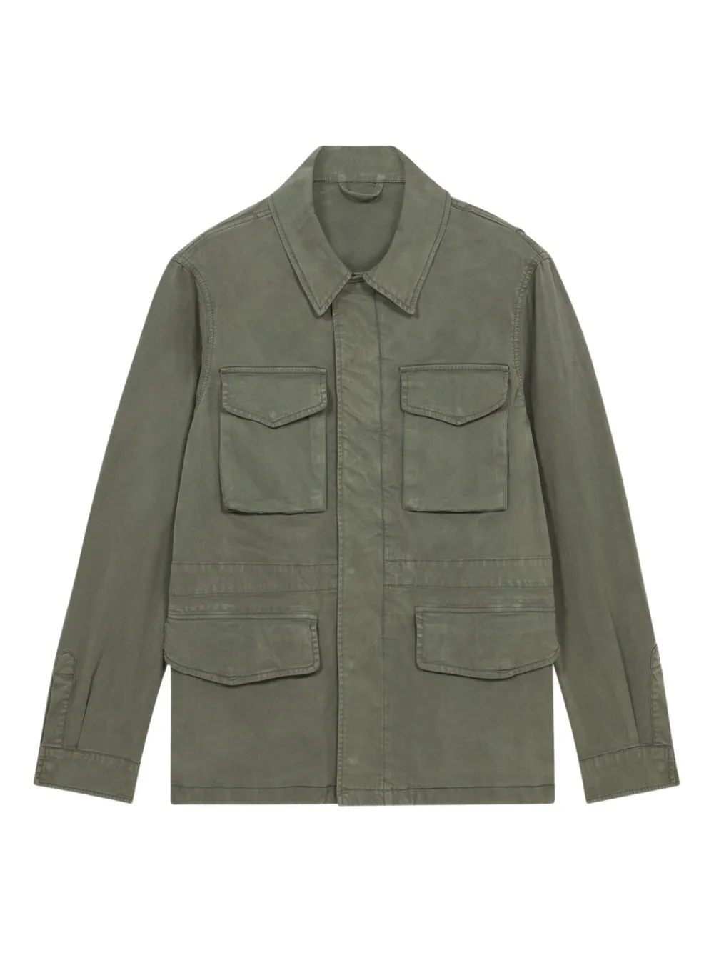 Brooks Brothers Legerjack met zakken Groen