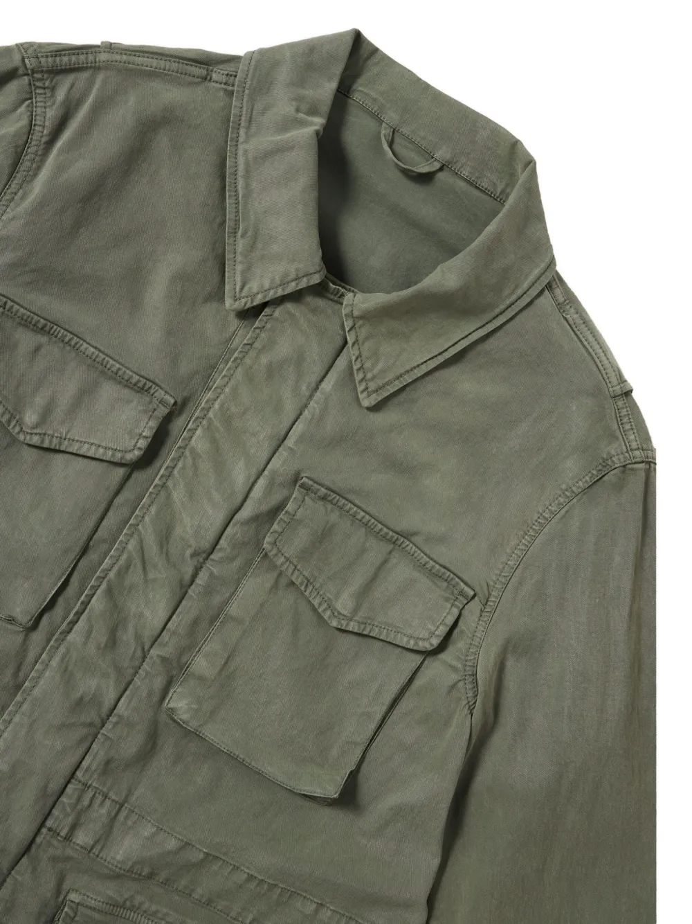 Brooks Brothers Legerjack met zakken Groen