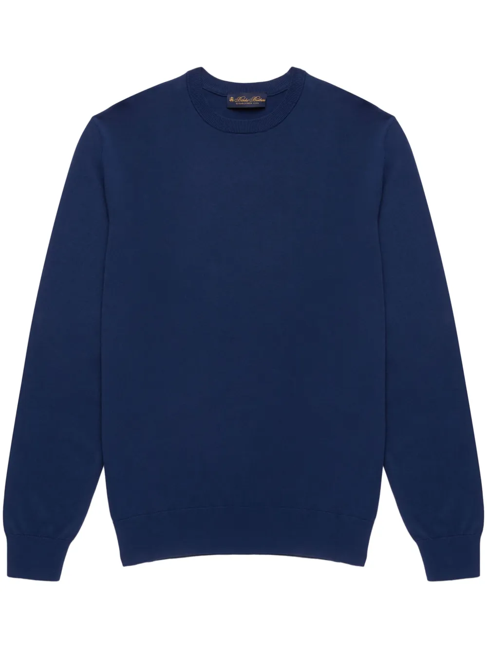 Brooks Brothers Pullover mit Rundhalsausschnitt - Blau