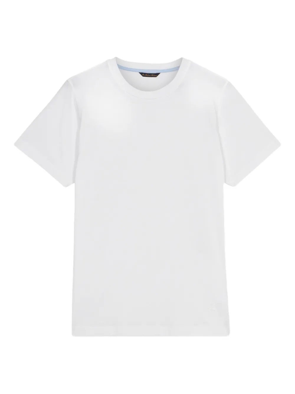 Brooks Brothers T-shirt met borduurwerk en ronde hals Wit
