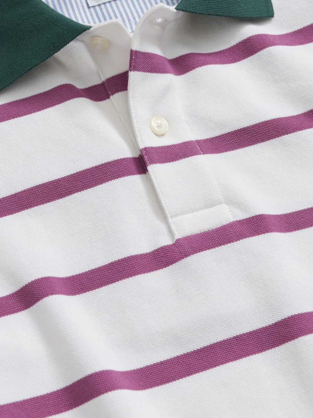 Brooks Brothers Gestreept poloshirt - Wit