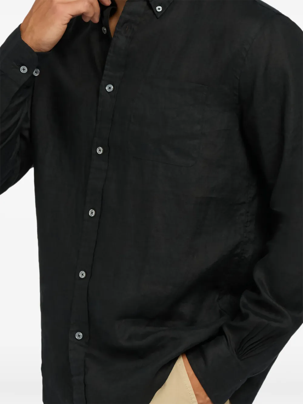  Brooks Brothers Camisa Con Botones - Negro 