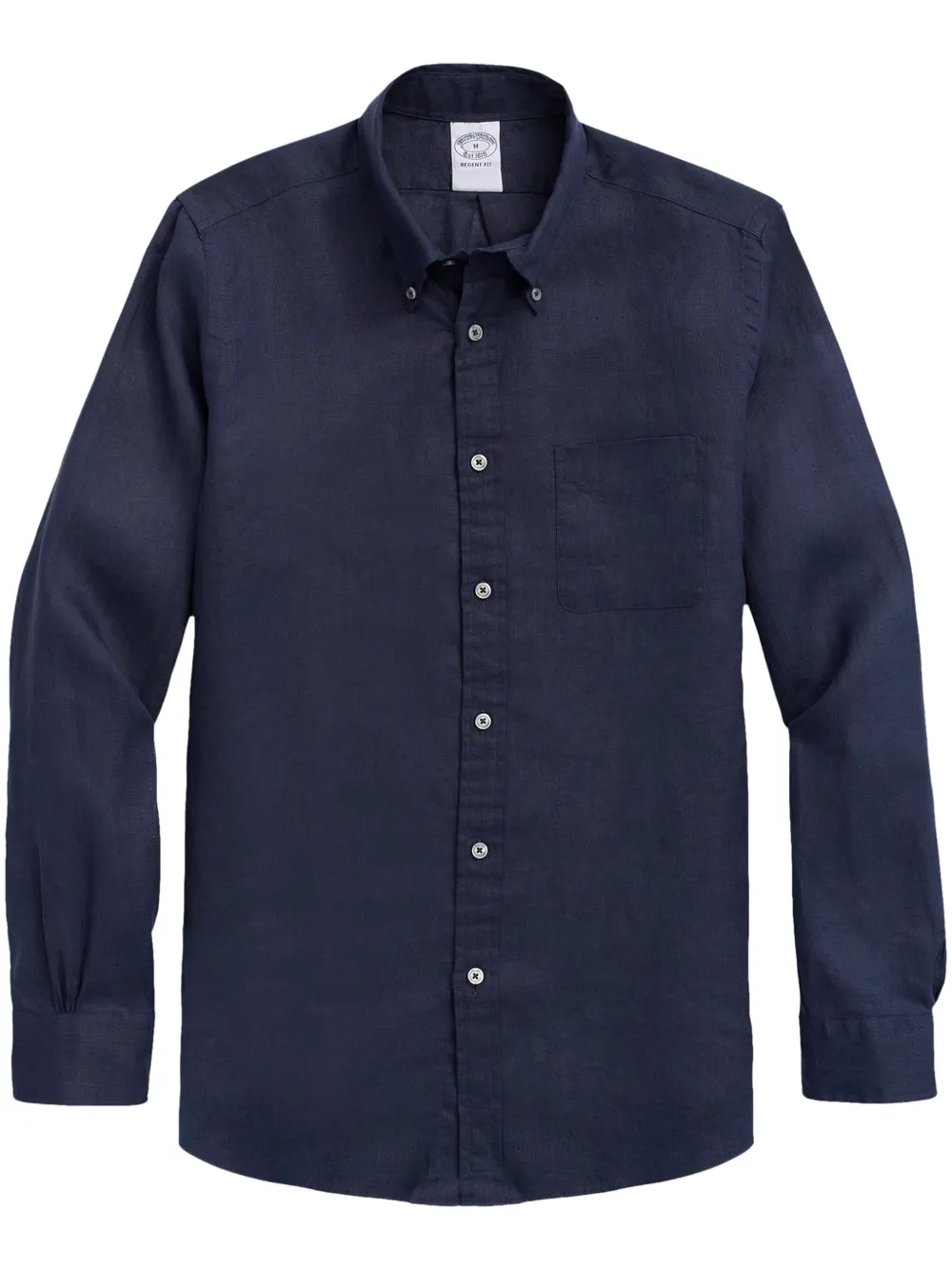 Brooks Brothers Hemd aus Leinen - Blau