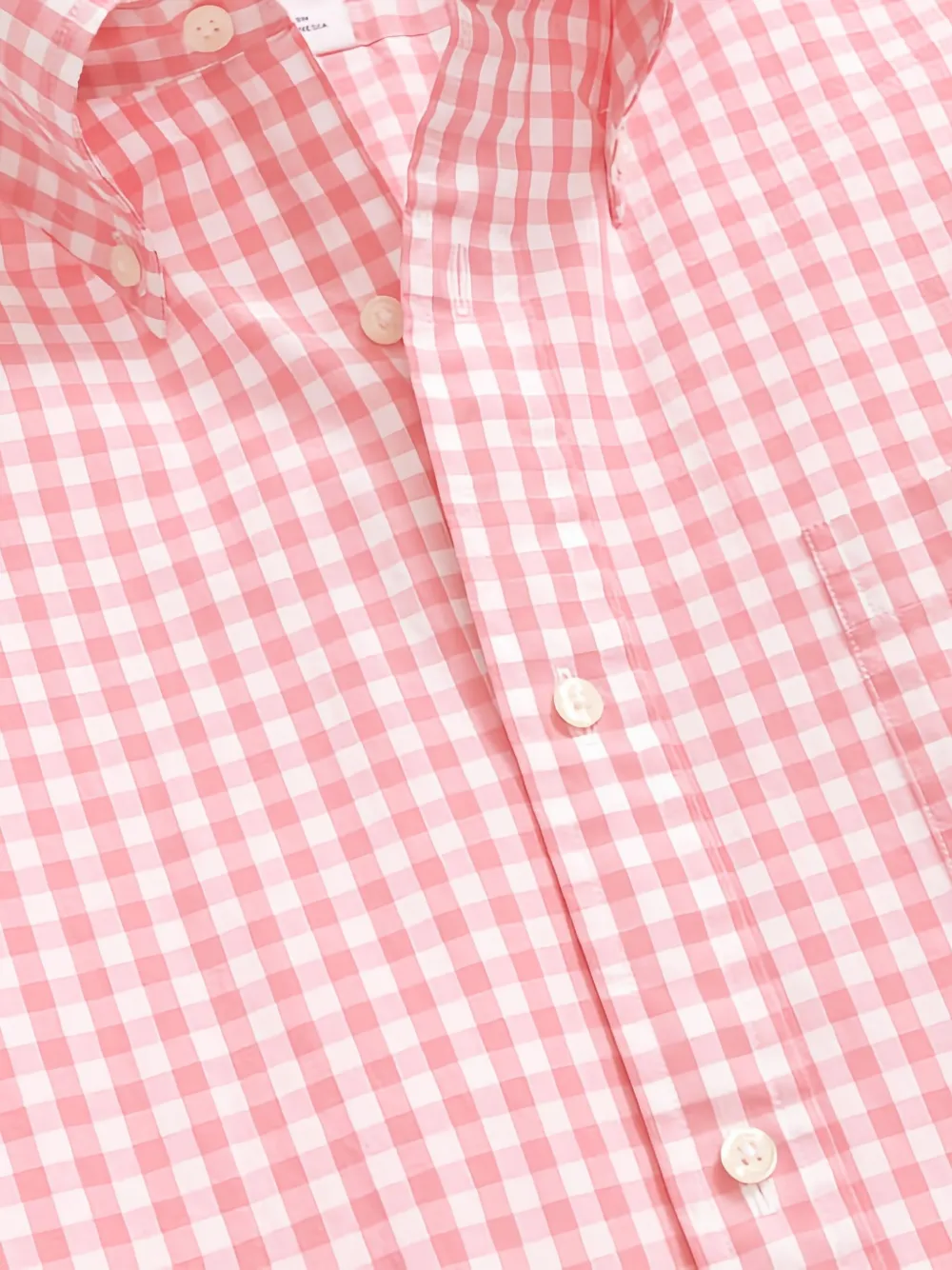 Brooks Brothers Geruit overhemd Rood