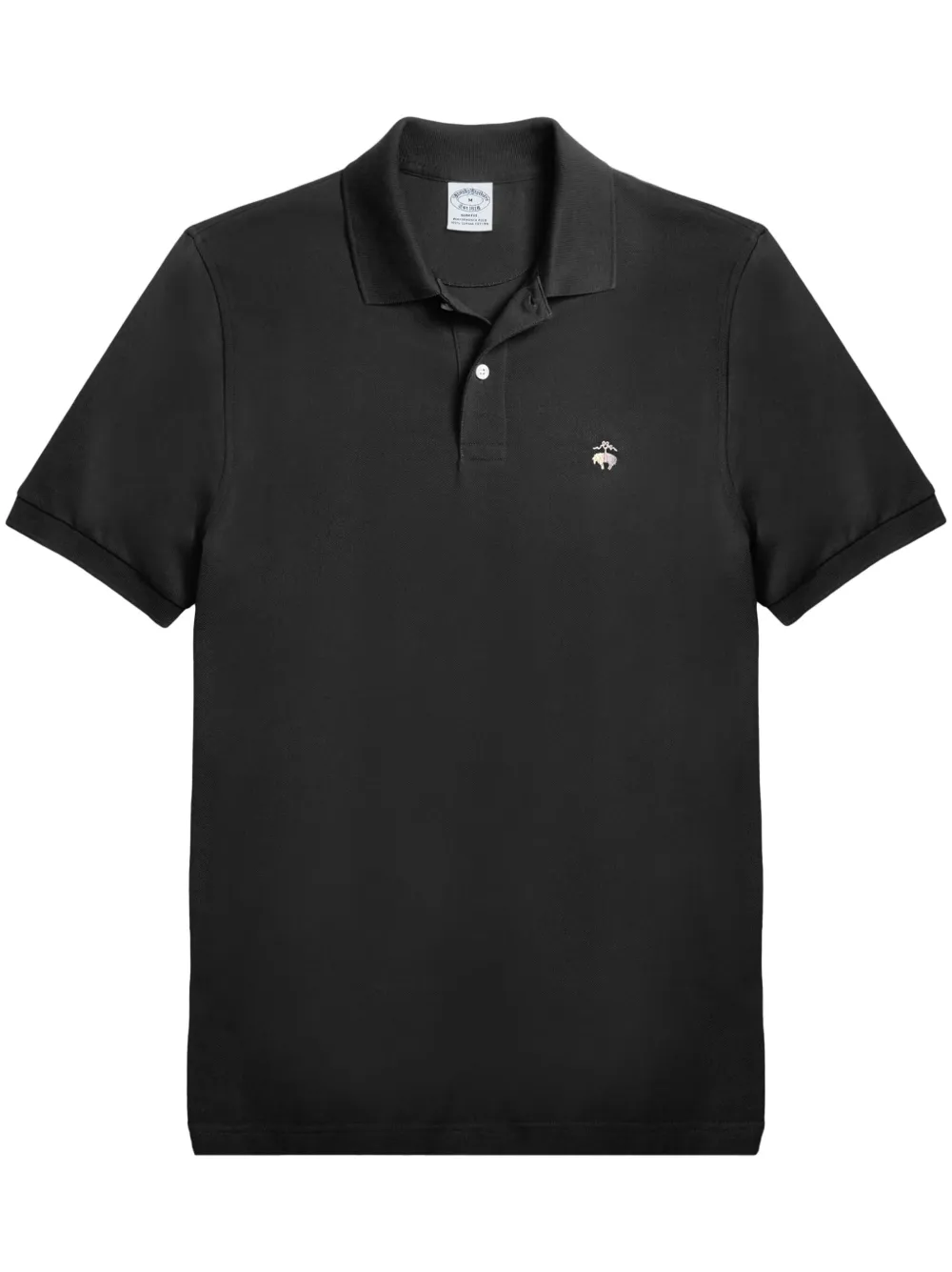 Brooks Brothers Polo con ricamo - Nero