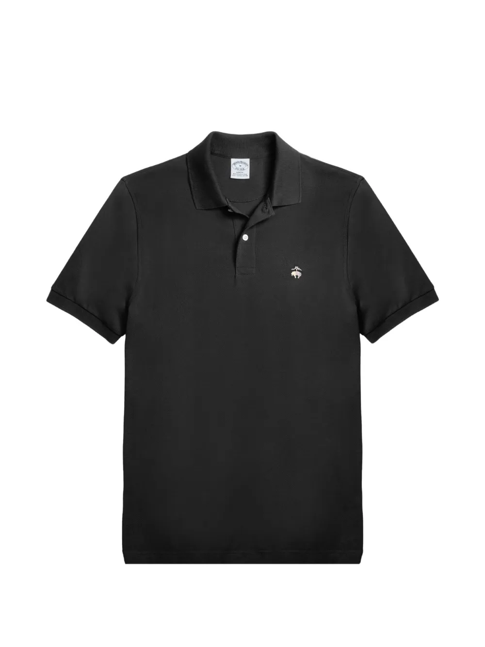 Brooks Brothers Poloshirt mit Logo-Stickerei - Schwarz