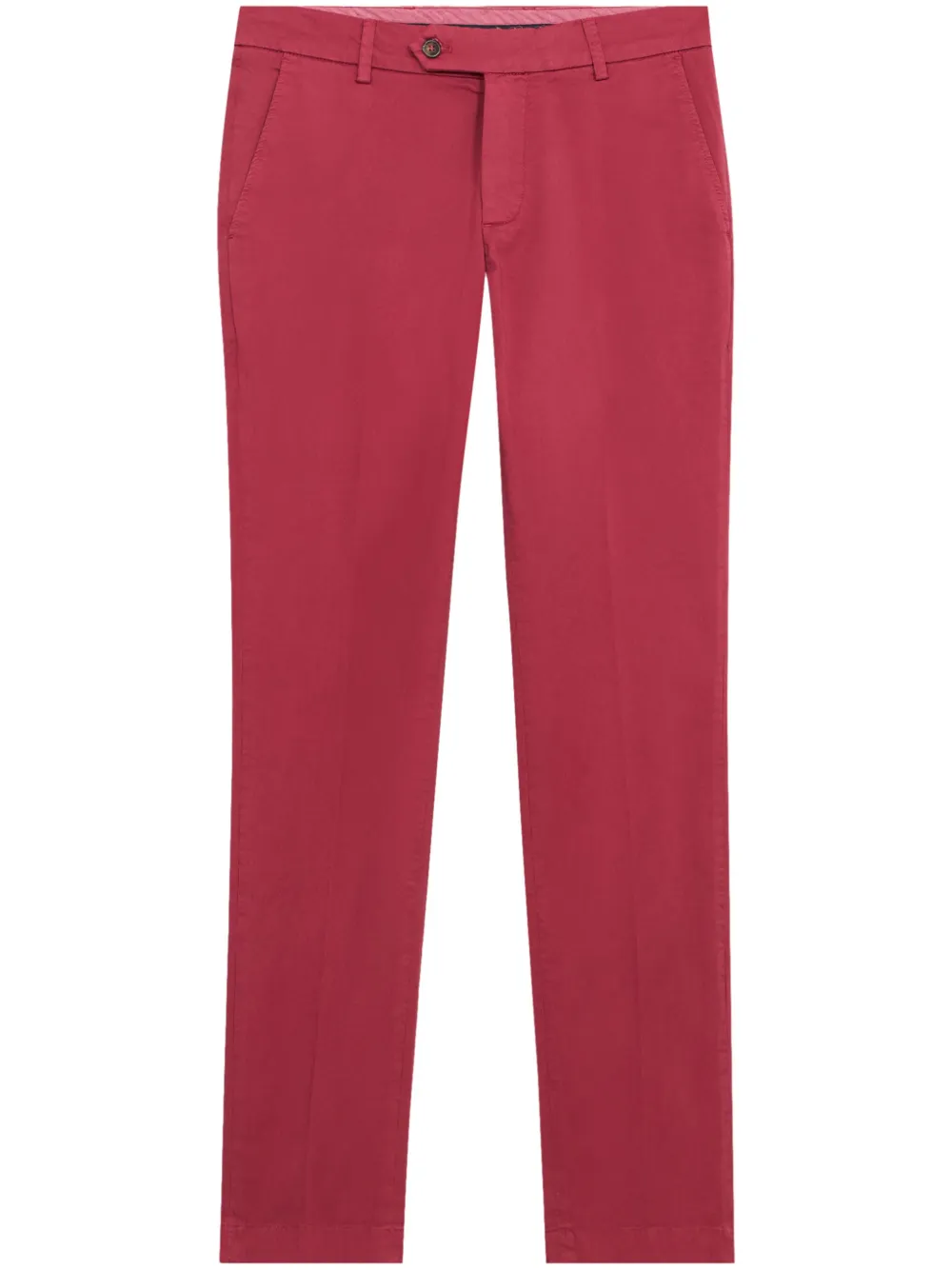 Brooks Brothers Straight plooibroek Rood