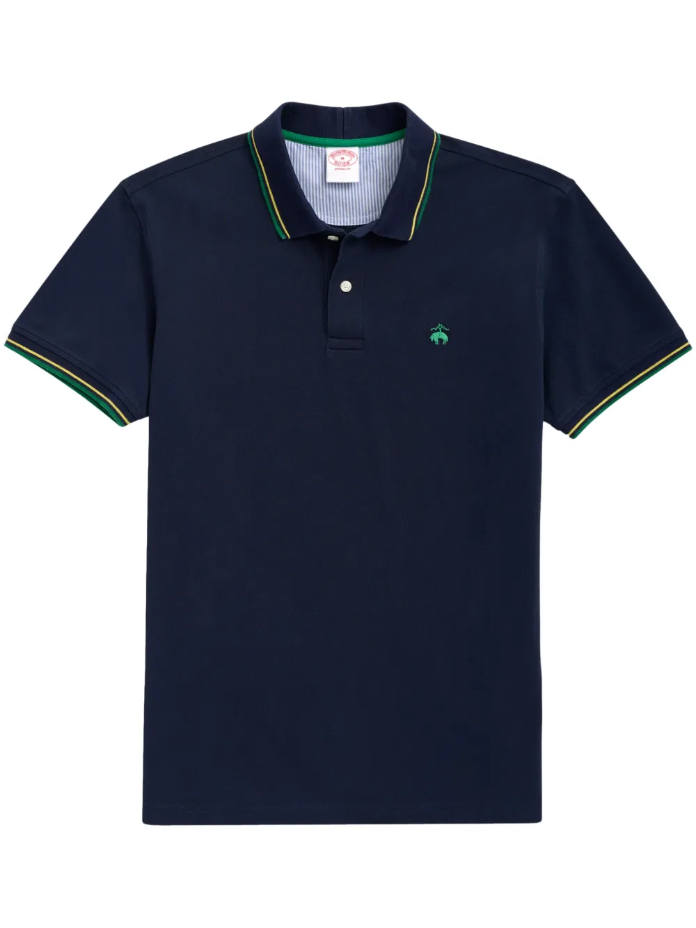 Brooks Brothers Polo con ricamo - Blu