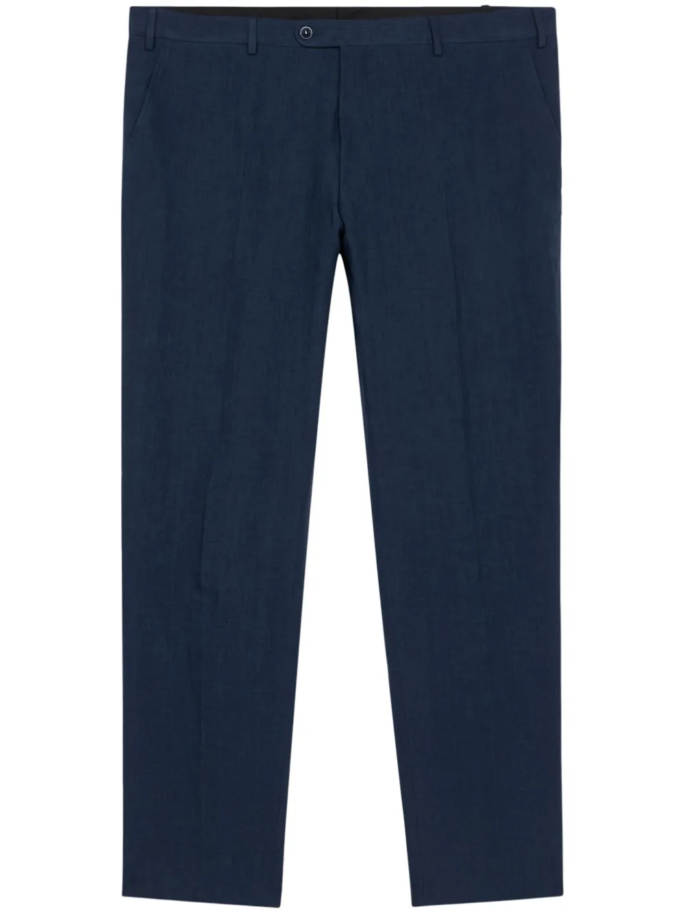 Brooks Brothers Straight plooibroek Blauw