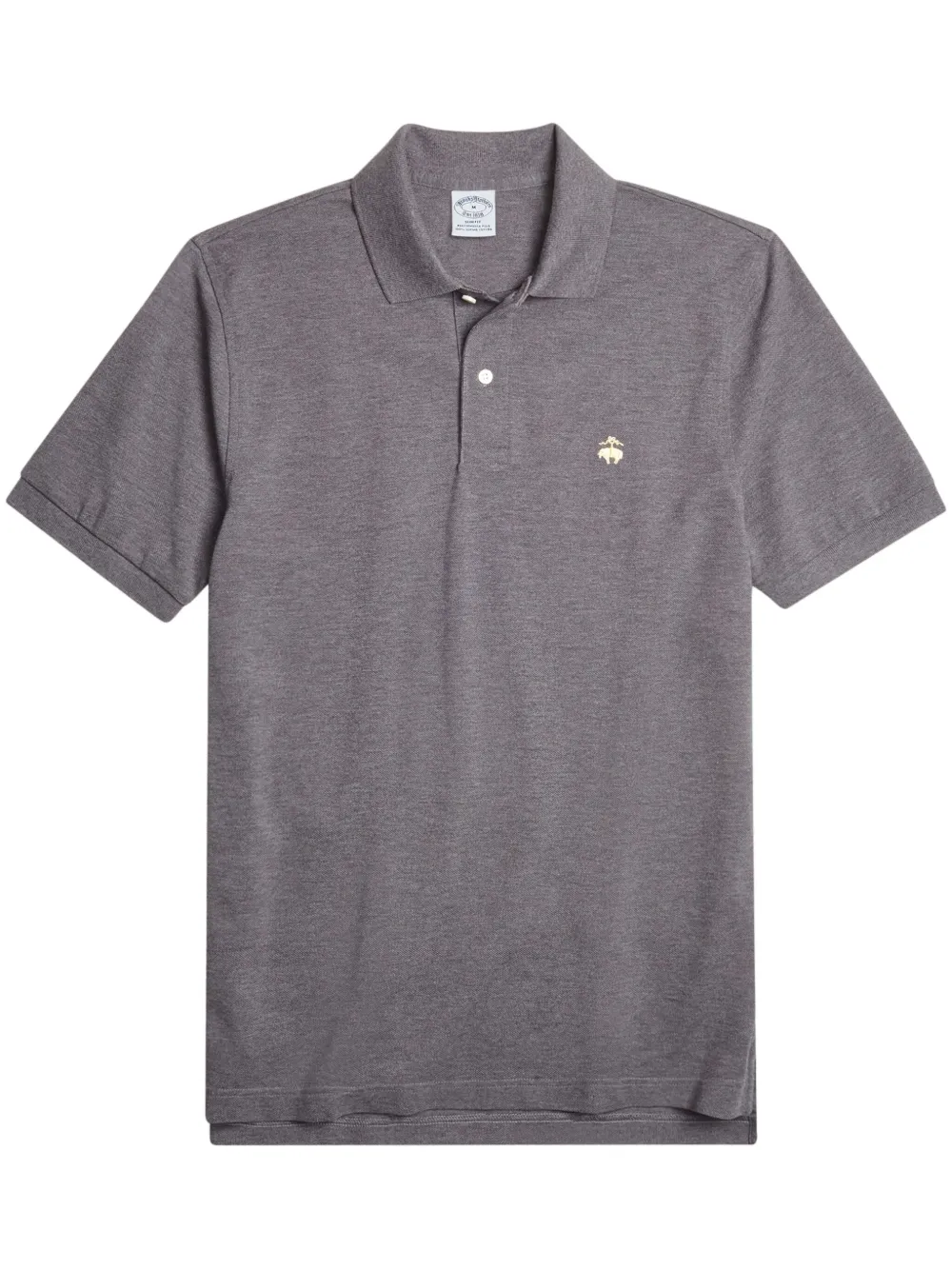 Brooks Brothers Polo con ricamo - Grigio