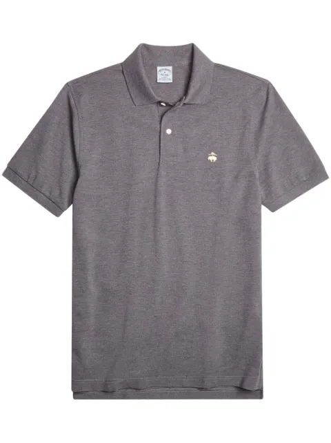 Brooks Brothers logo-embroidered polo shirt