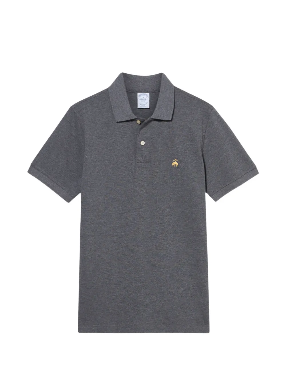 Brooks Brothers Polo con ricamo - Grigio