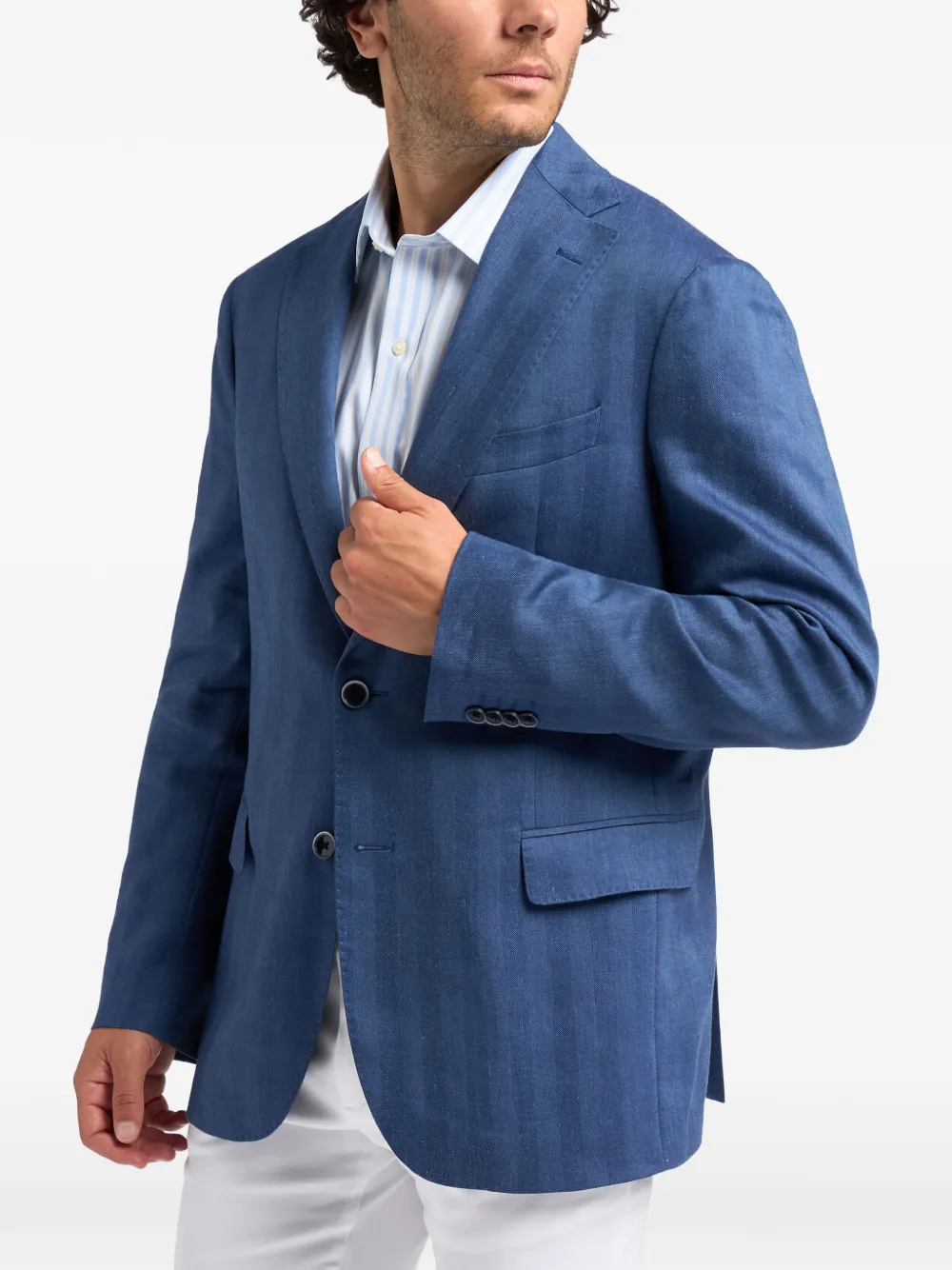 Brooks Brothers buttoned blazer - Blu