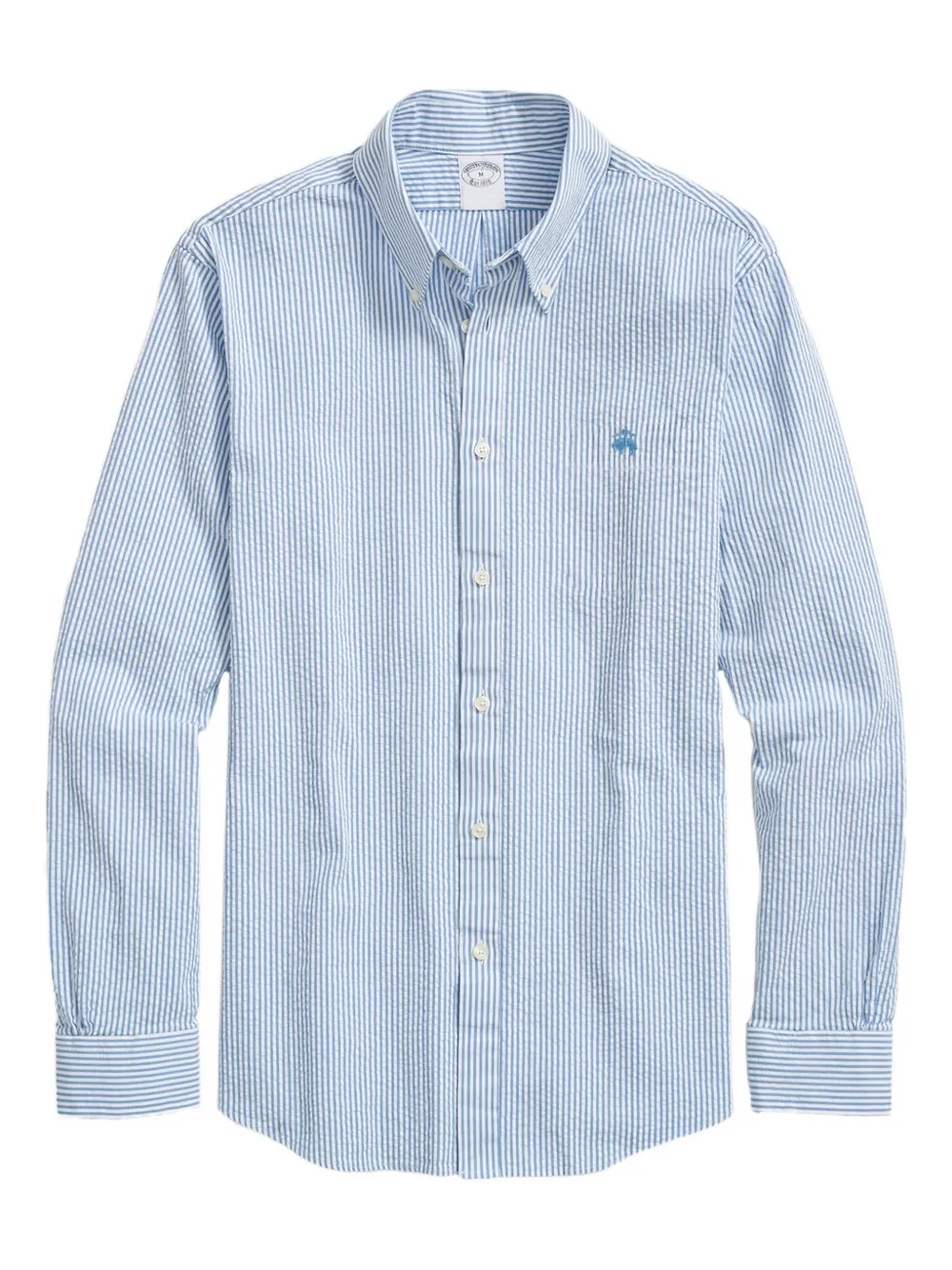Brooks Brothers striped cotton shirt - Blu