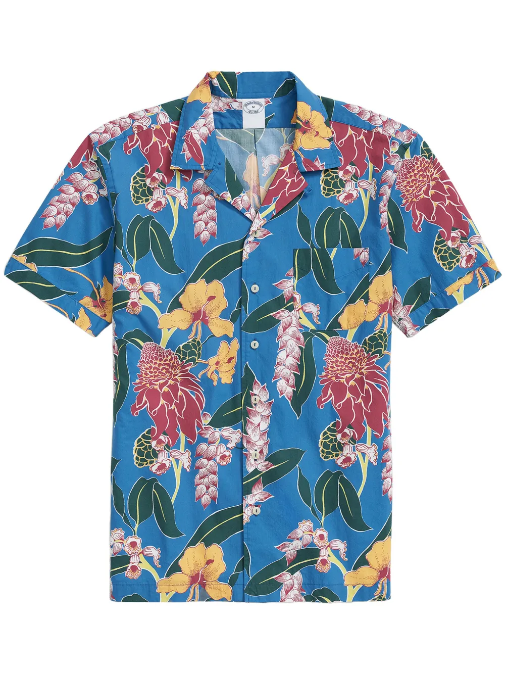 Brooks Brothers Hemd mit Blumen-Print - Blau