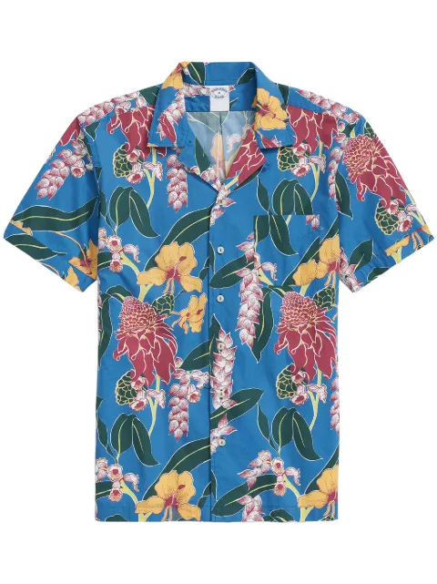 Brooks Brothers floral-print shirt