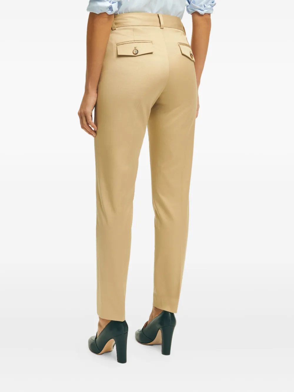 Brooks Brothers Pantalon met klepzak Beige