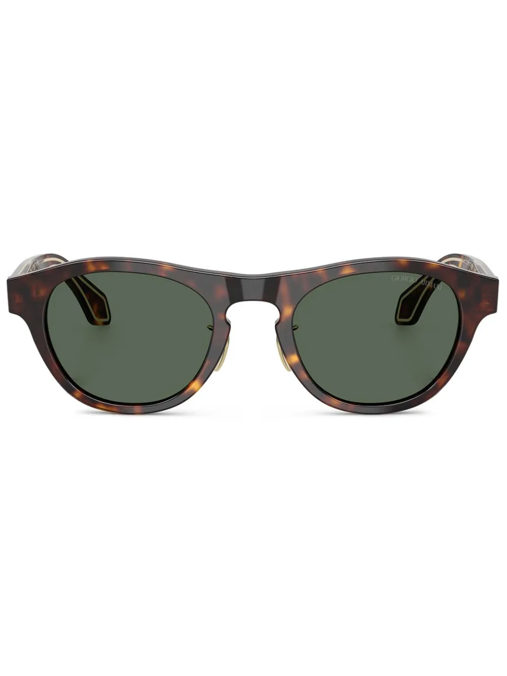Giorgio Armani round-frame sunglasses | Brown | Image 1