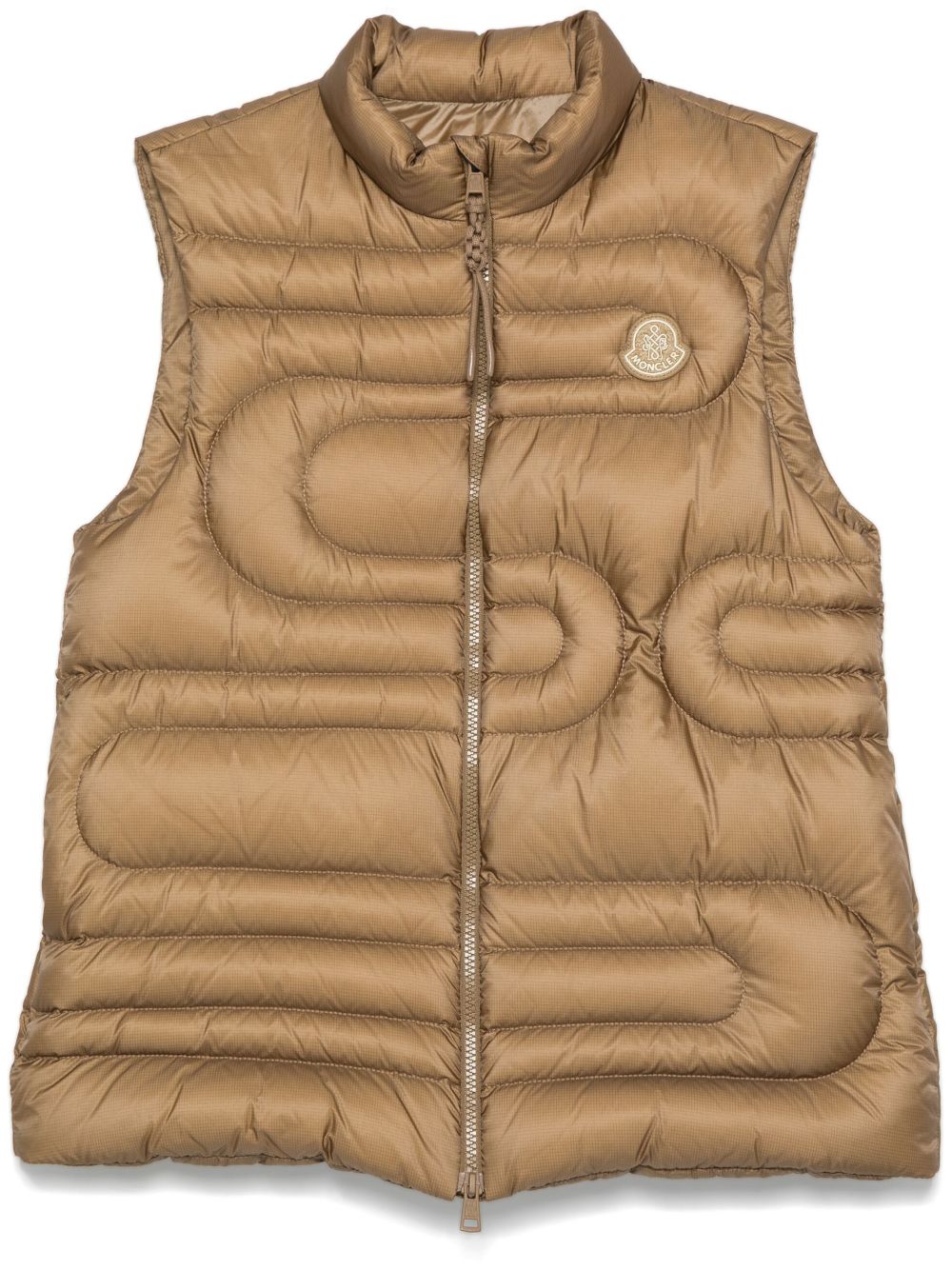 Moncler Xihu gilet Bruin