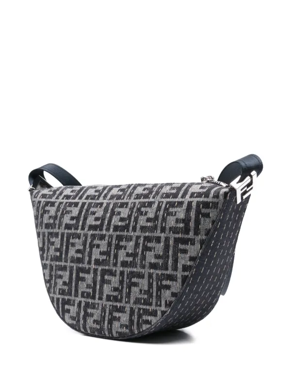 FENDI Small Melon Messenger Bag | Grey | FARFETCH JO