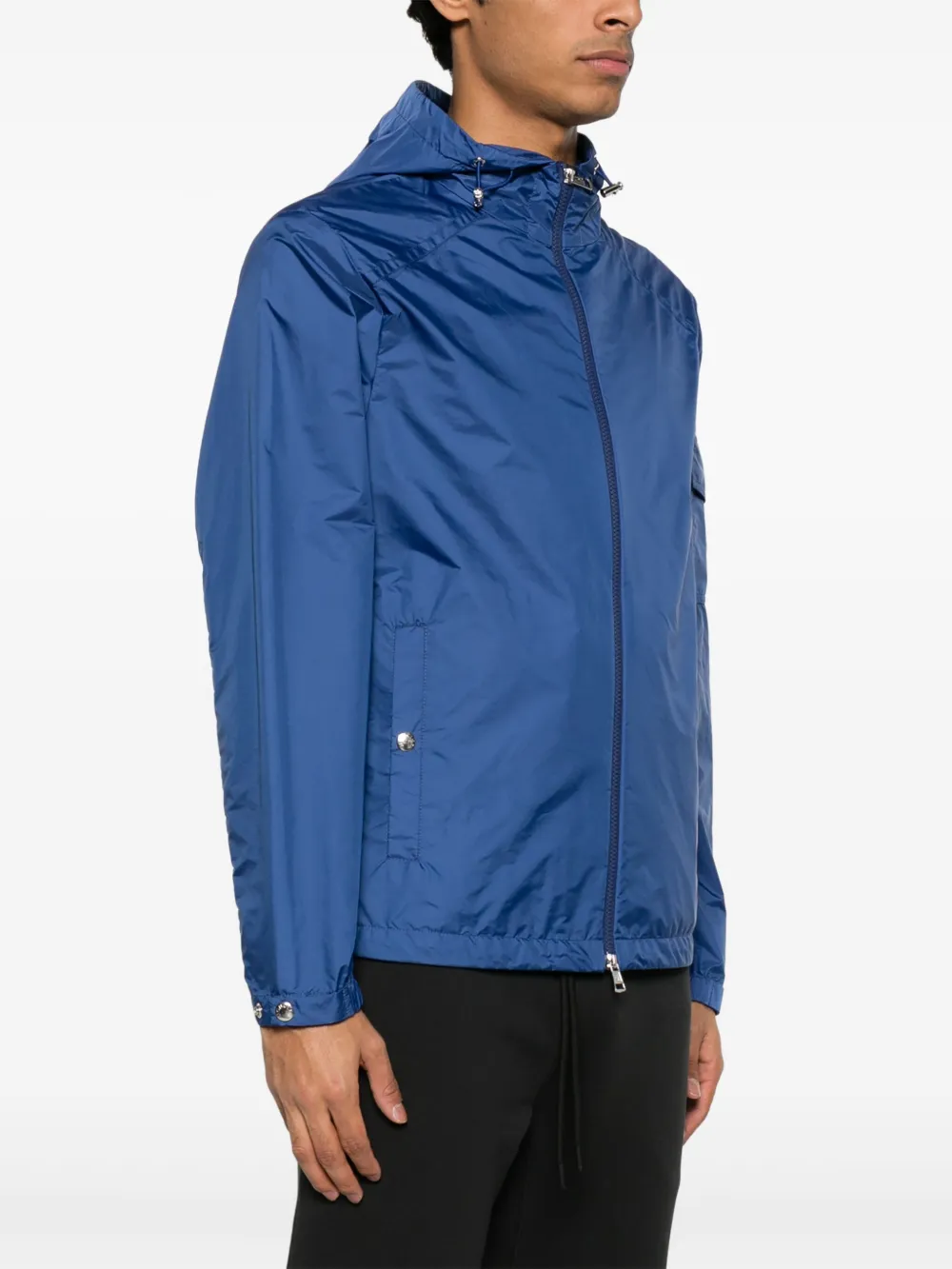Moncler Eiache jack met capuchon Blauw