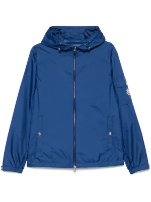 MONCLER♡フード付きレインジャケット♡Size1 Moncler Etiache レインジャケット | ブルー | FARFETCH JP