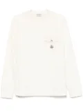 Moncler logo-patch sweatshirt - Neutrals