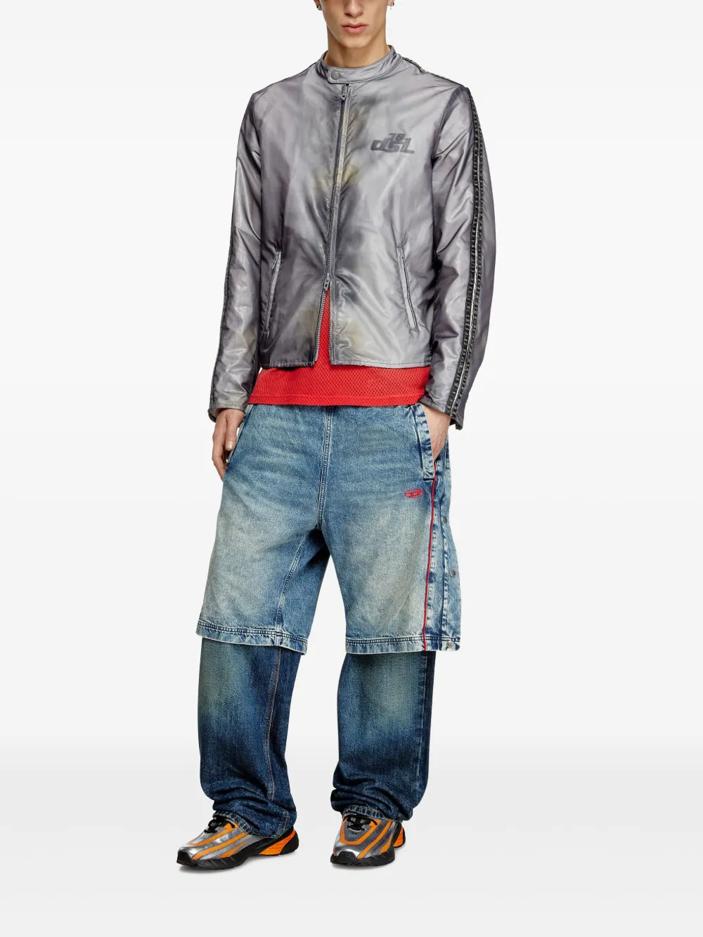 Diesel J-Pop bomber jacket - Grijs