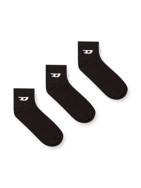 Diesel logo ankle socks (set of three)