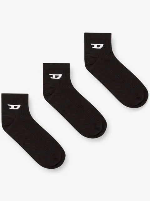 Diesel logo ankle socks (set of three)