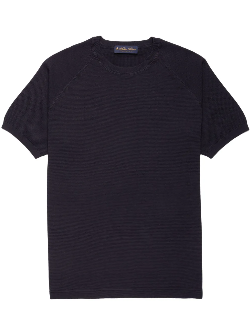 Brooks Brothers Gestricktes T-Shirt - Blau
