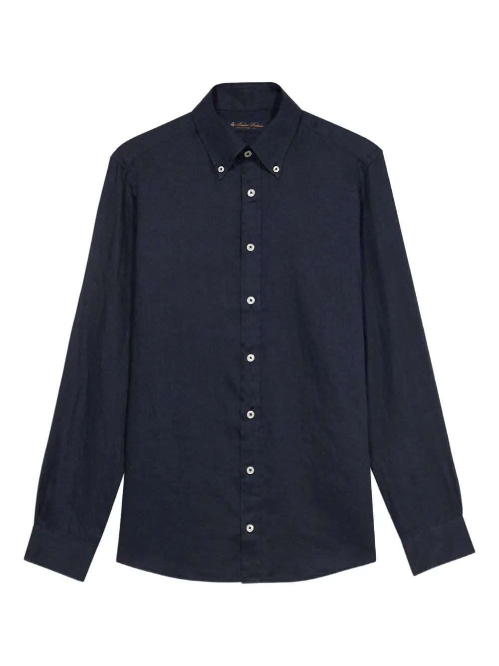 Brooks Brothers linen button-down shirt | Black | Image 1