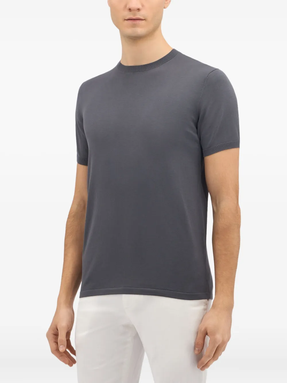 Brooks Brothers T-shirt met ronde hals Grijs